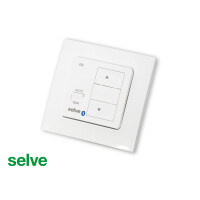 Wall switch with radio receiver Selve “Commeo Timer BT”