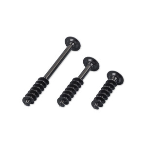 Plastic fastening screw