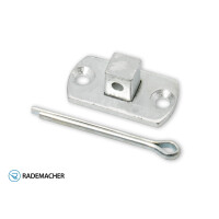 Conversion bearing/ adapter plate with 10mm square pin, suitable for size S