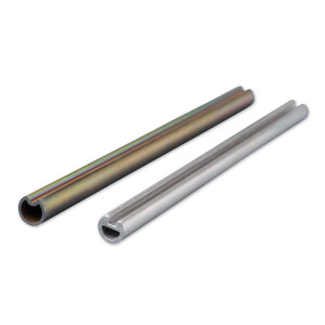 Ø14mm grooved tube turning bars - by the meter